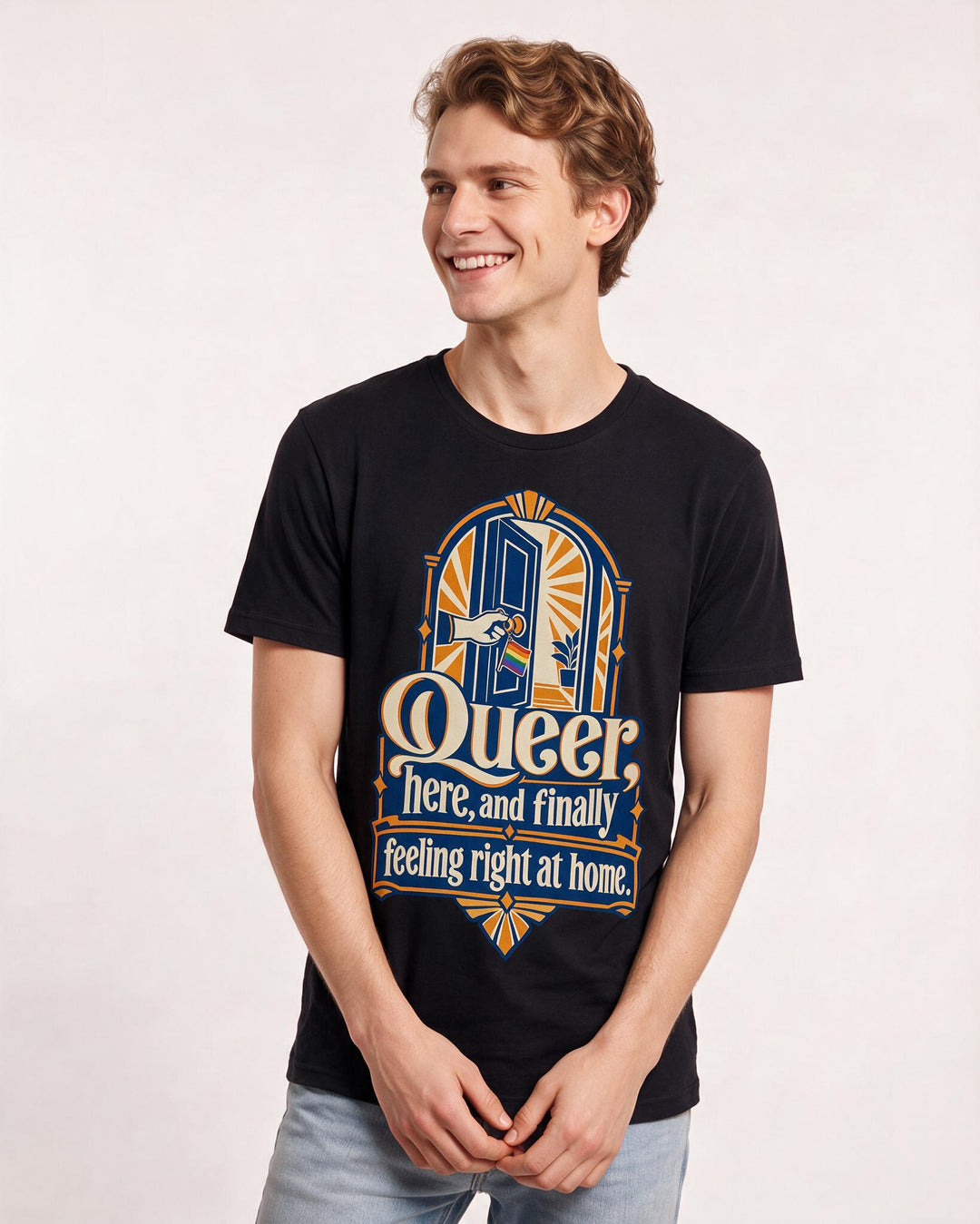 Pride Black T-Shirt for Men – Everyday Expression Graphic Tee product image 1