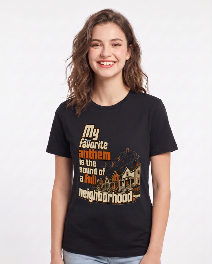 Patriotic Black T-Shirt for Women – Everyday Expression Graphic Tee product image 3