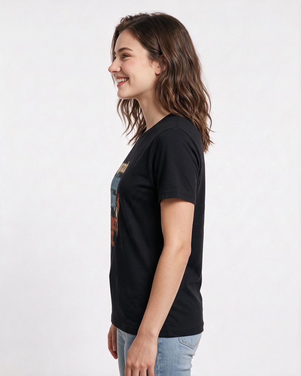 Christmas Women's Black T-Shirt – I approach holiday baking as a contact sport. product image 2