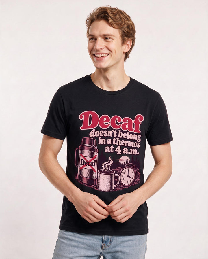 Hunting Black T-Shirt for Men – Everyday Expression Graphic Tee product image 1