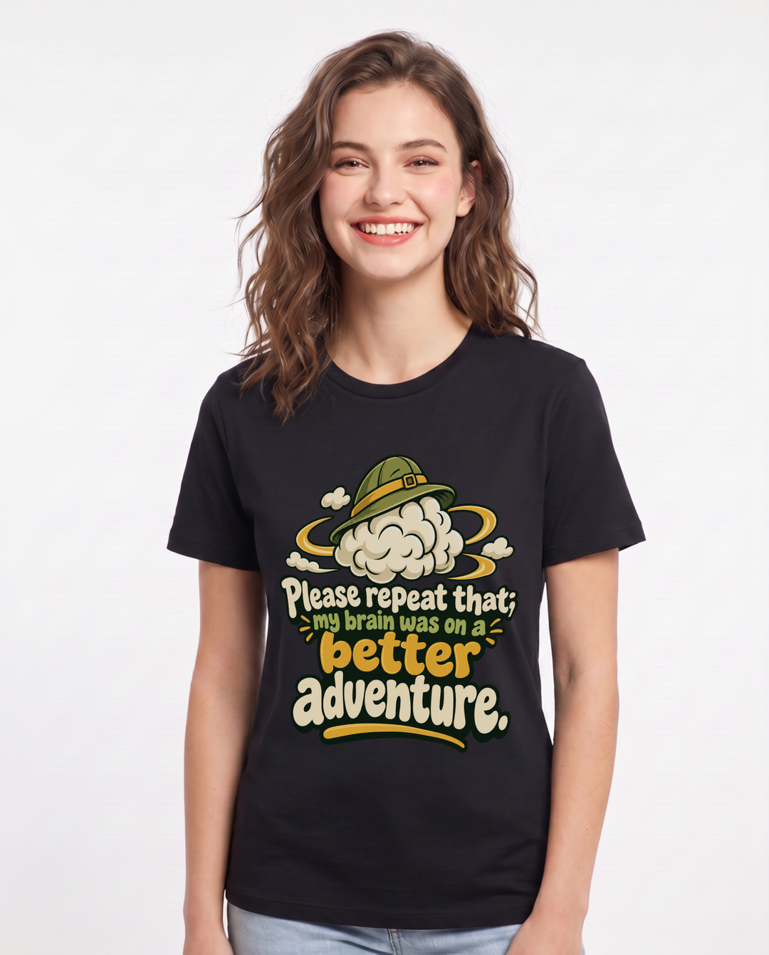 Neurodiversity Black T-Shirt for Women – Everyday Expression Graphic Tee product image 3