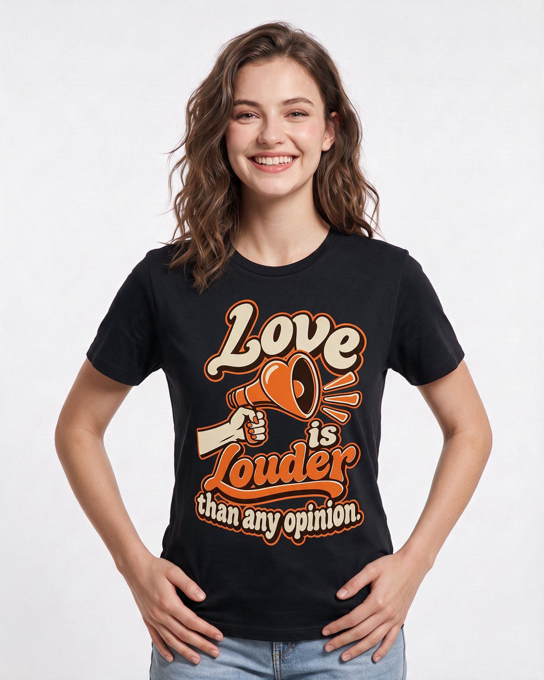 Pride Black T-Shirt for Women – Everyday Expression Graphic Tee product image 1
