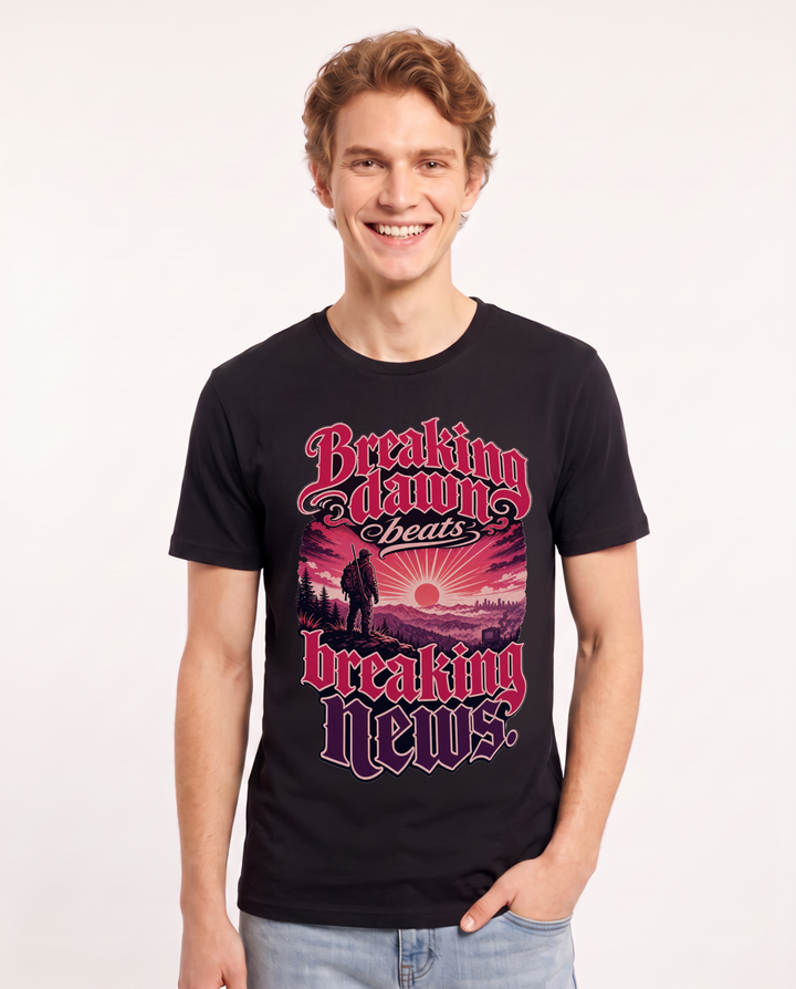 Hunting Black T-Shirt for Men – Everyday Expression Graphic Tee product image 3
