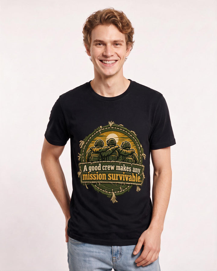 Veteran Black T-Shirt for Men – Everyday Expression Graphic Tee product image 1
