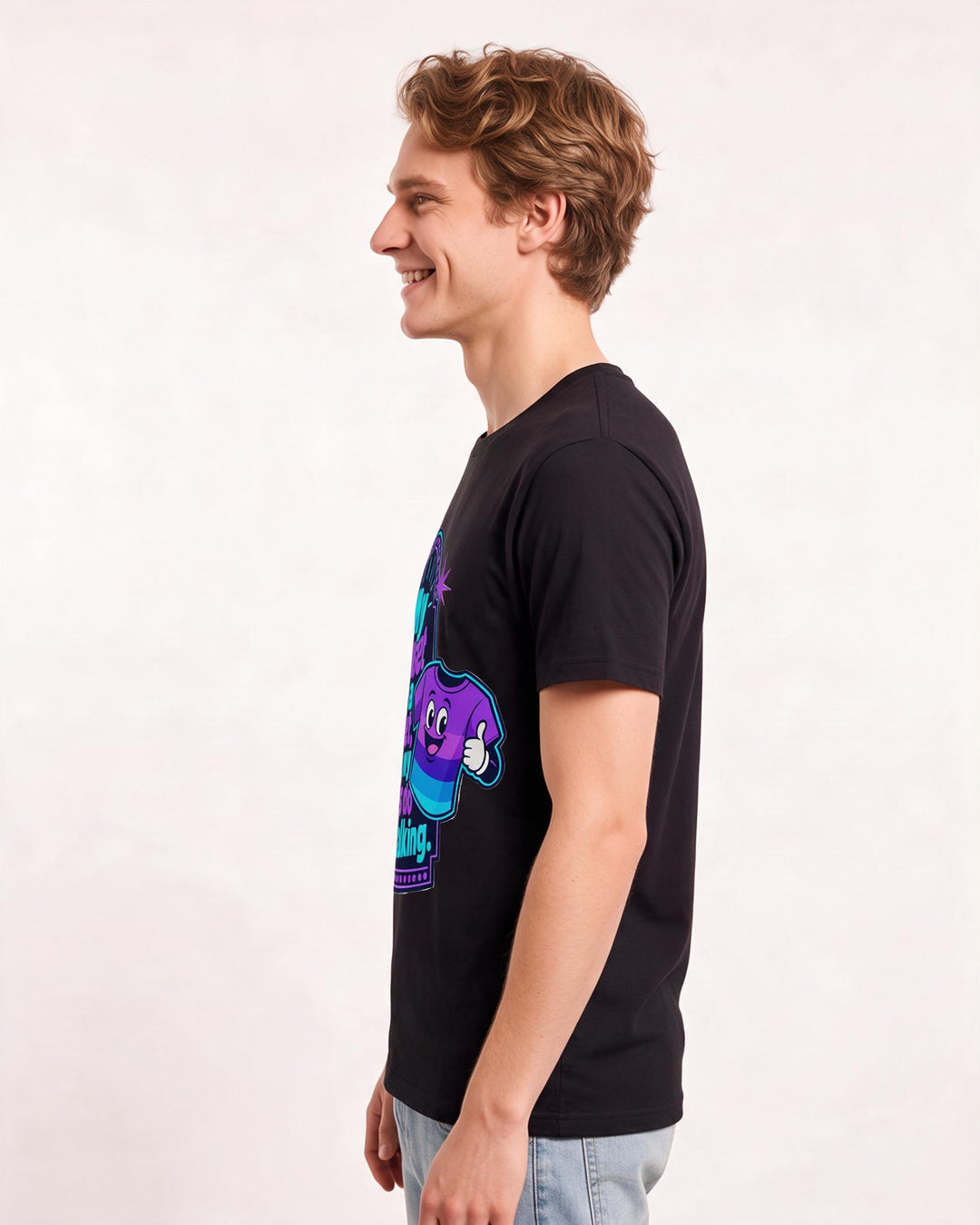Graphic Men's Black T-Shirt - My closet was a closet, now my shirts do product image 2