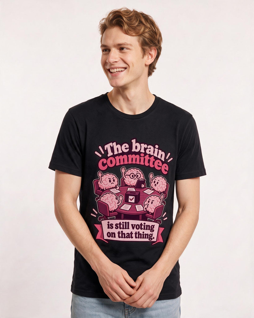 Meme Black T-Shirt for Men – Everyday Expression Graphic Tee product image 1