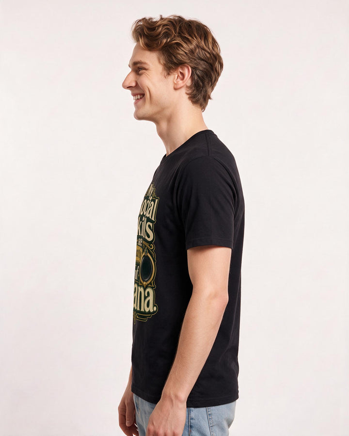 Funny Gaming Men's Black T-Shirt – My social skills are temporarily out of mana. product image 2