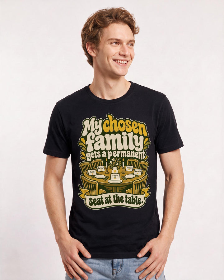 Pride Black T-Shirt for Men – Everyday Expression Graphic Tee product image 1