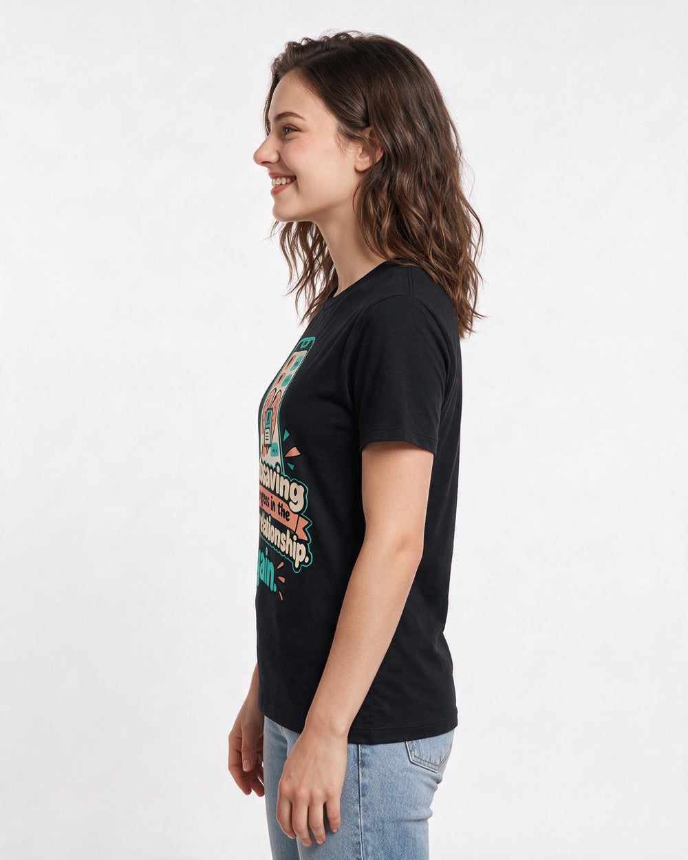 Gaming Black T-Shirt for Women – Game Night Graphic Tee product image 2