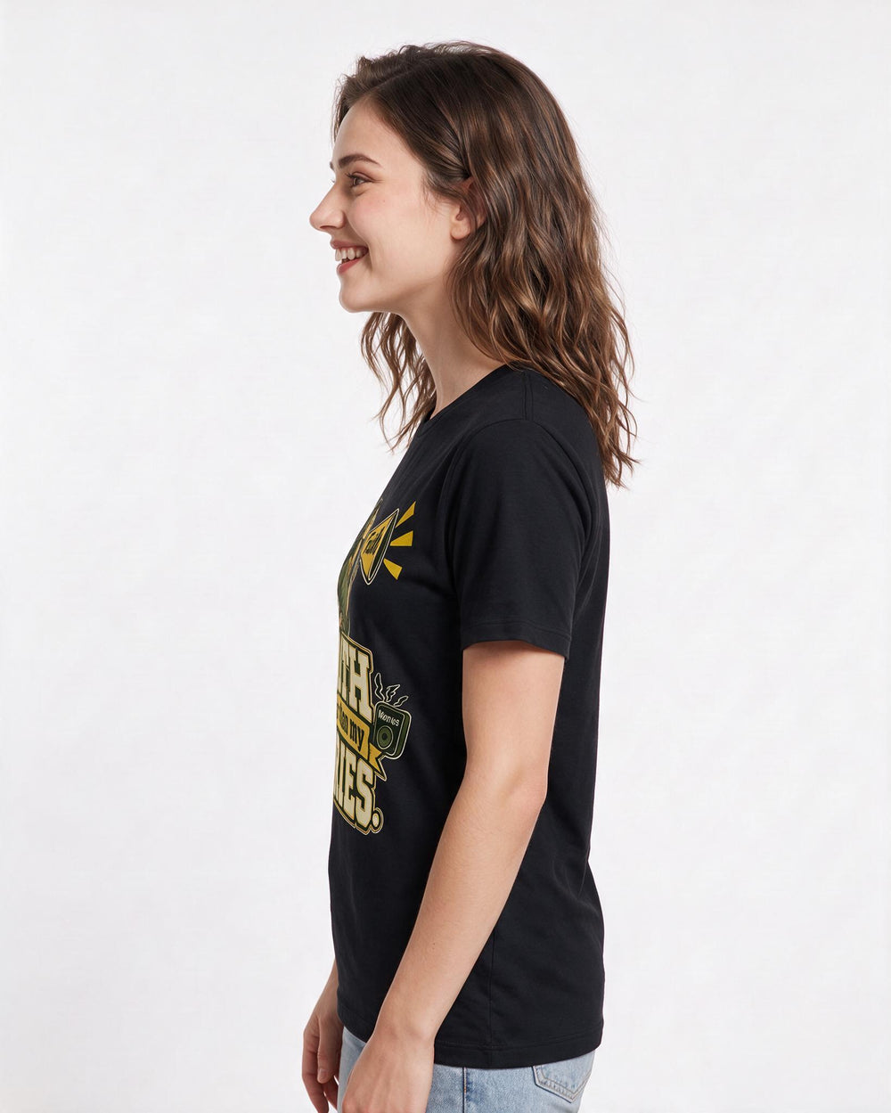 Christian Faith Black T-Shirt for Women – Everyday Expression Graphic Tee product image 2
