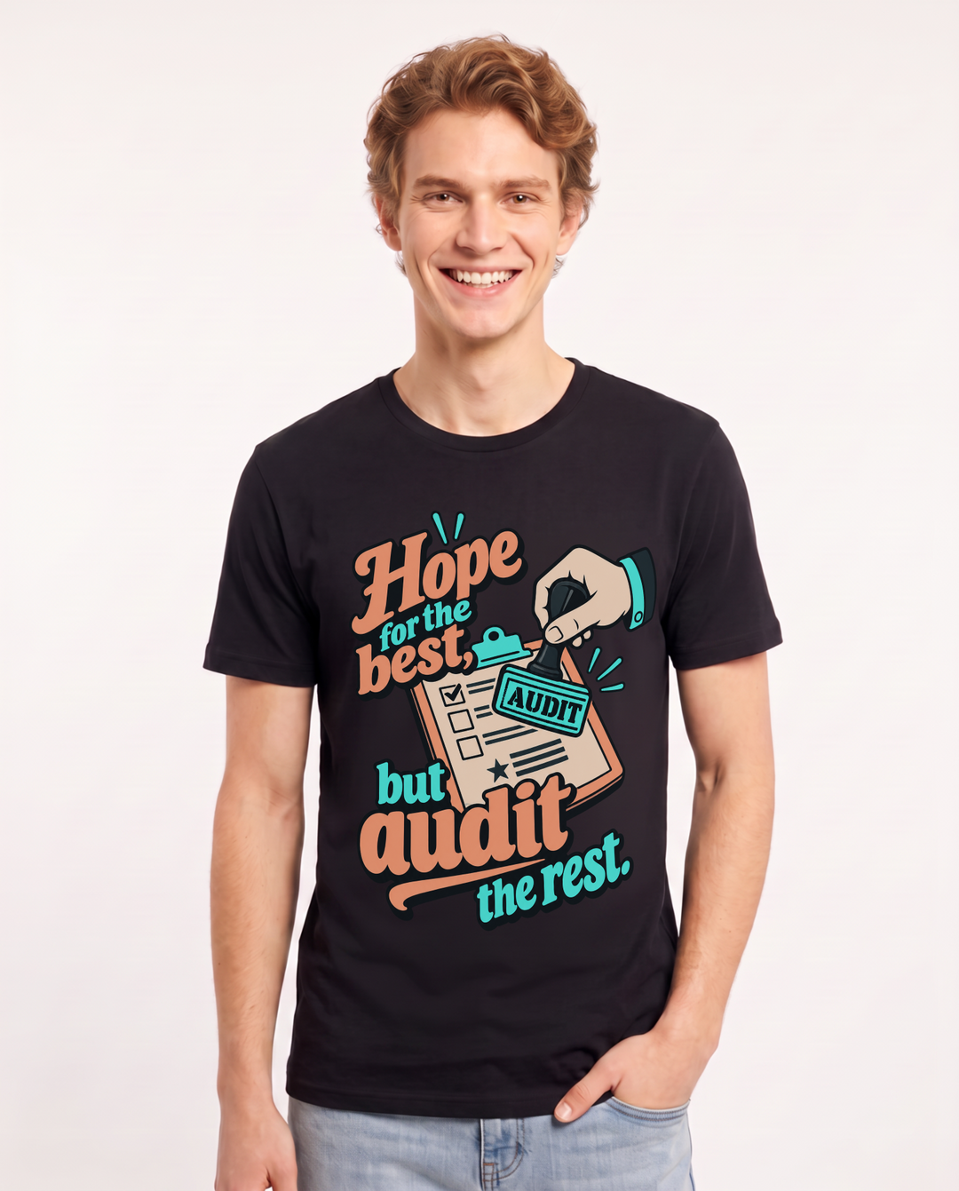 Political Statement Black T-Shirt for Men – Everyday Expression Graphic Tee product image 3
