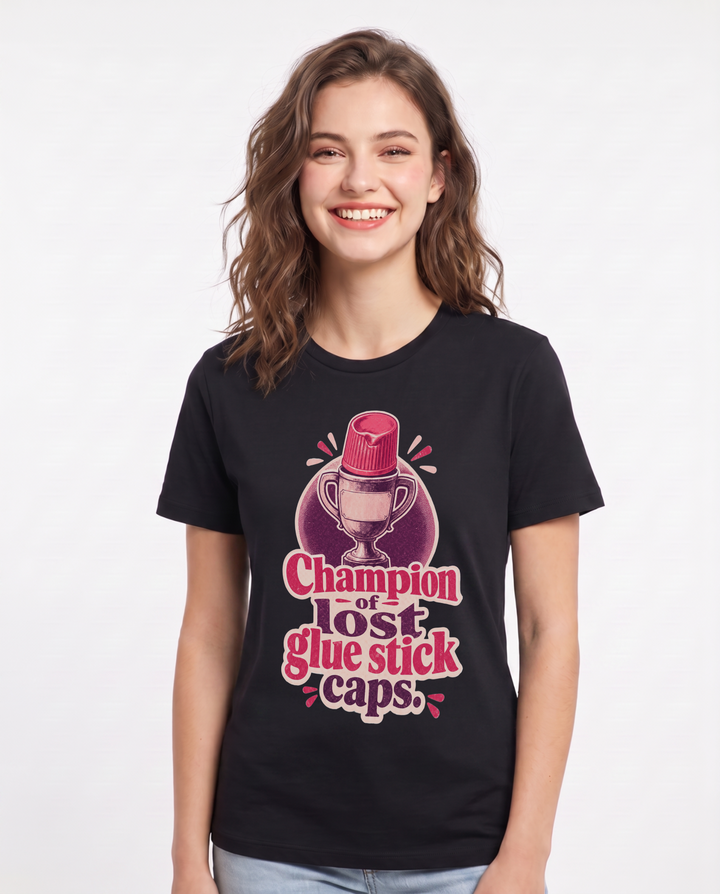 Teacher Black T-Shirt for Women – Everyday Expression Graphic Tee product image 3