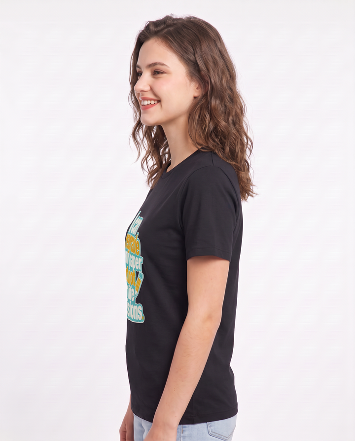 I can regrade your paper but not your life decisions. Women's Black T-Shirt product image 3