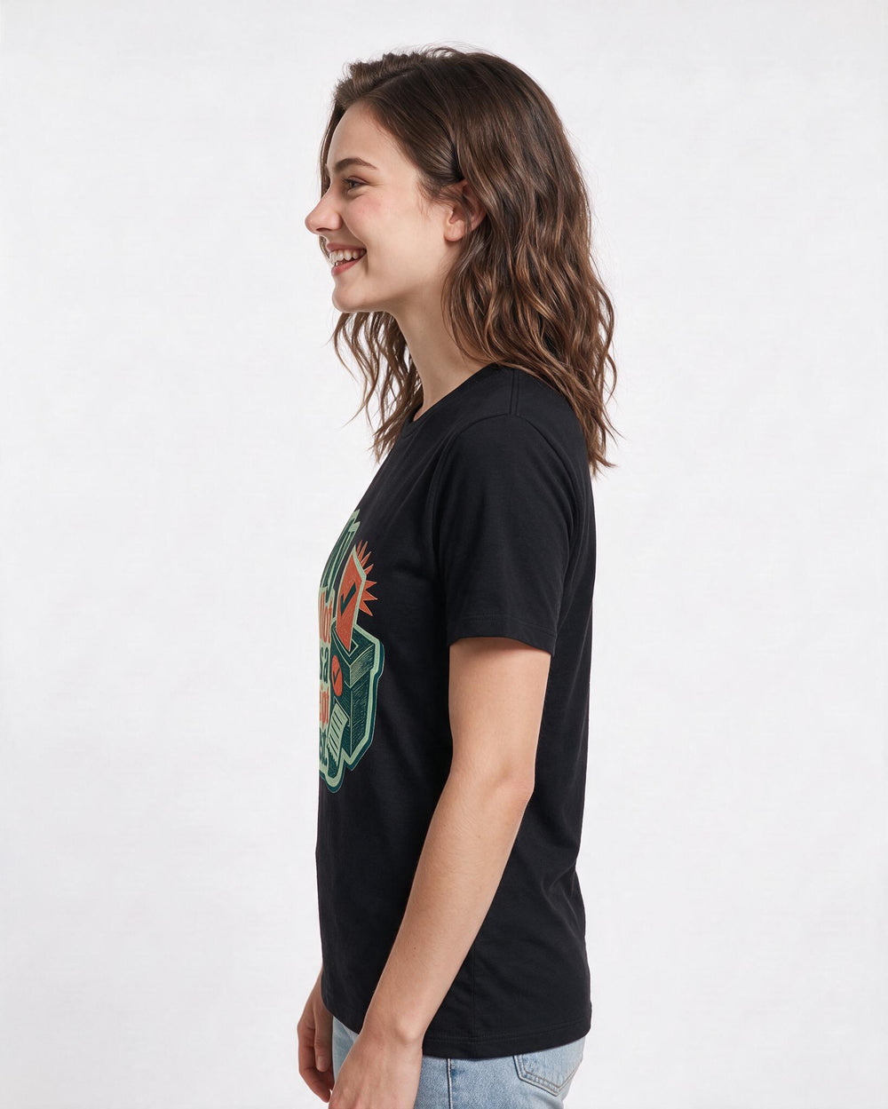 Graphic Women's Black T-Shirt - My ballot has a receipt request. product image 2