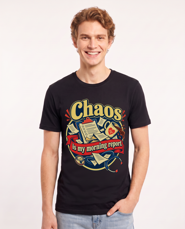 Nurse Black T-Shirt for Men – Nursing Life Graphic Tee product image 3
