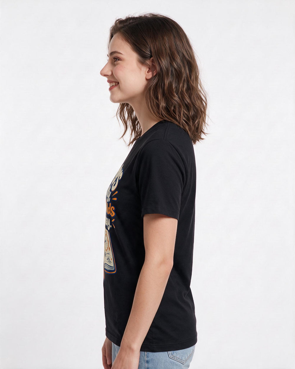 Christian Faith Black T-Shirt for Women – Everyday Expression Graphic Tee product image 2