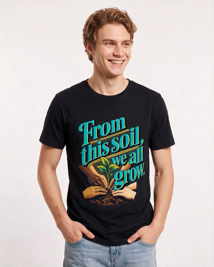 Patriotic Black T-Shirt for Men – Everyday Expression Graphic Tee product image 1