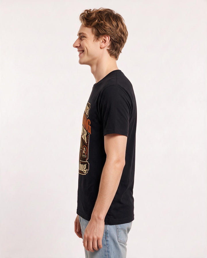 Neurodiversity Black T-Shirt for Men – Everyday Expression Graphic Tee product image 2