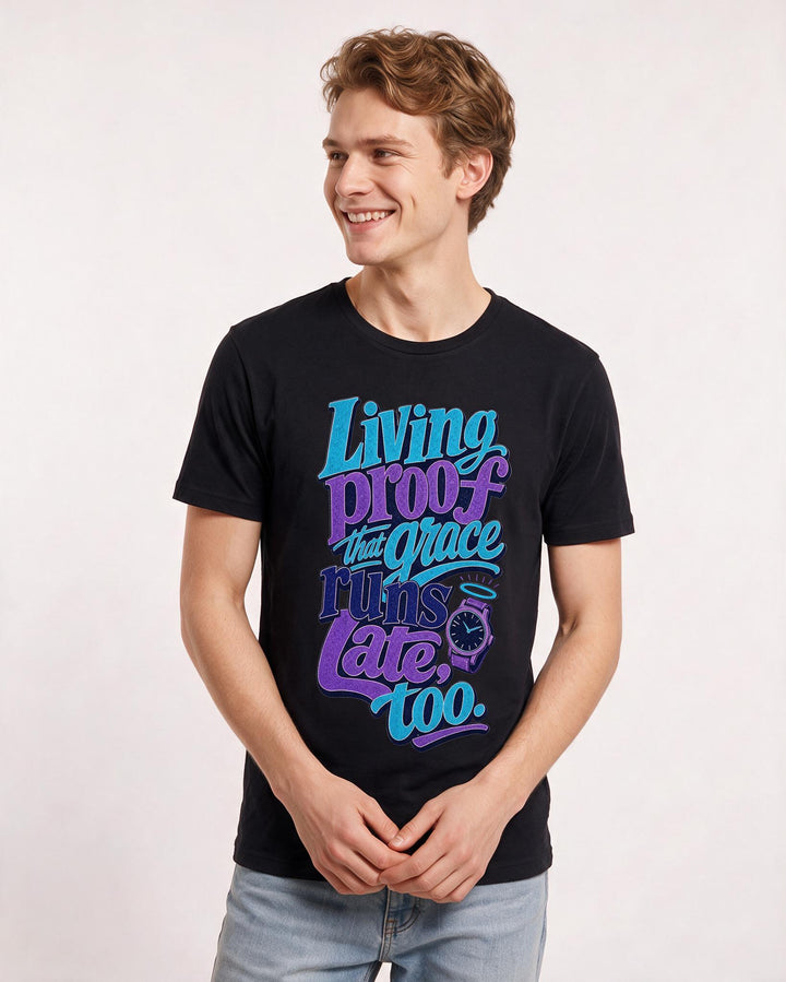 Christian Faith Black T-Shirt for Men – Everyday Expression Graphic Tee product image 1