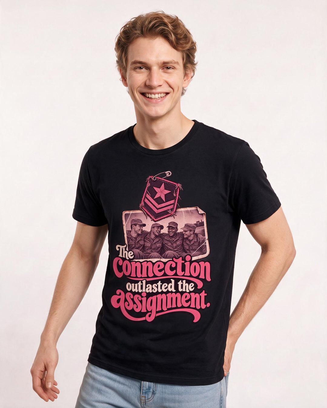 Veteran Black T-Shirt for Men – Everyday Expression Graphic Tee product image 1