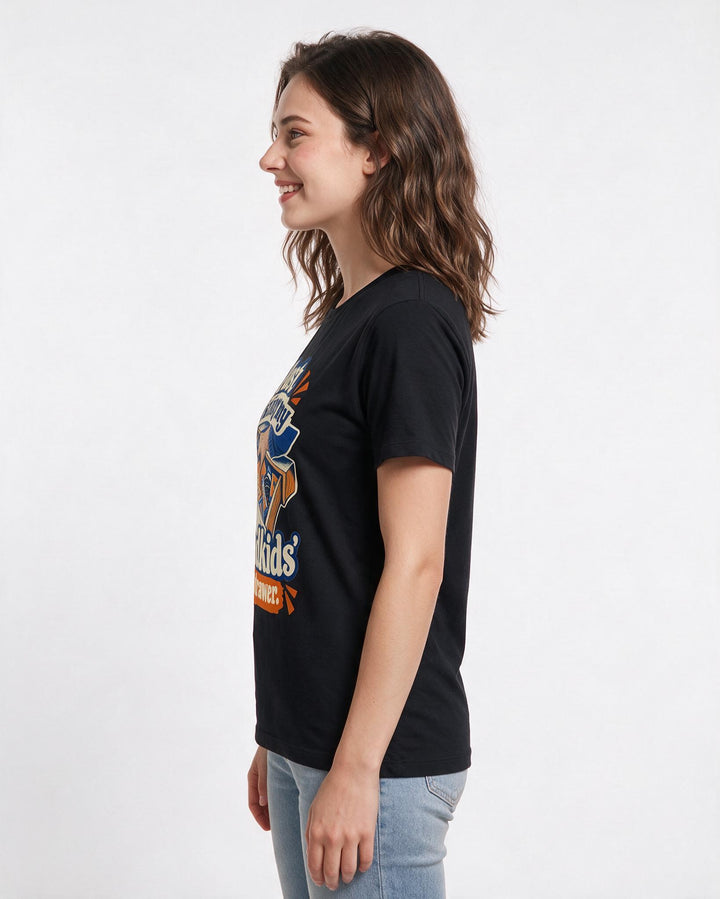 Grandparent Black T-Shirt for Women – Everyday Expression Graphic Tee product image 2