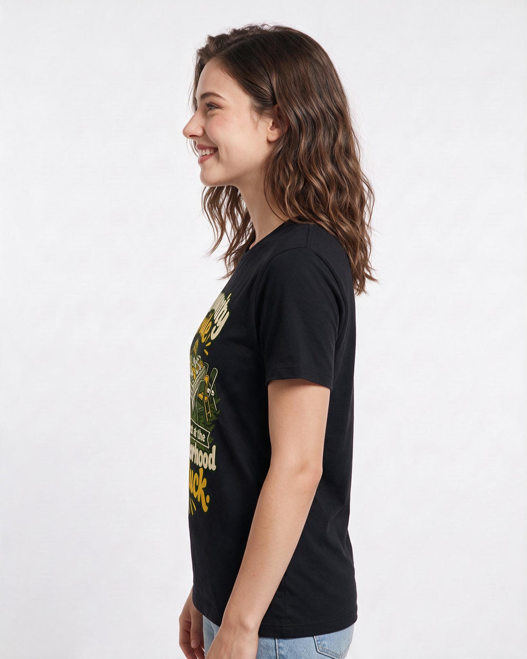 Patriotic Black T-Shirt for Women – Everyday Expression Graphic Tee product image 2