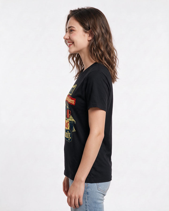 Veteran Black T-Shirt for Women – Everyday Expression Graphic Tee product image 2