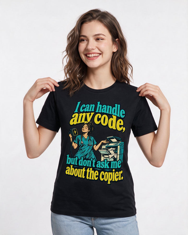 Nurse Black T-Shirt for Women – Nursing Life Graphic Tee product image 1