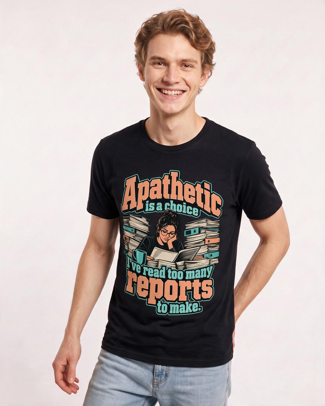 Political Statement Black T-Shirt for Men – Everyday Expression Graphic Tee product image 1