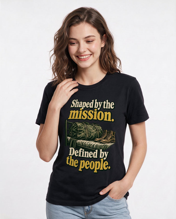 Veteran Black T-Shirt for Women – Everyday Expression Graphic Tee product image 1