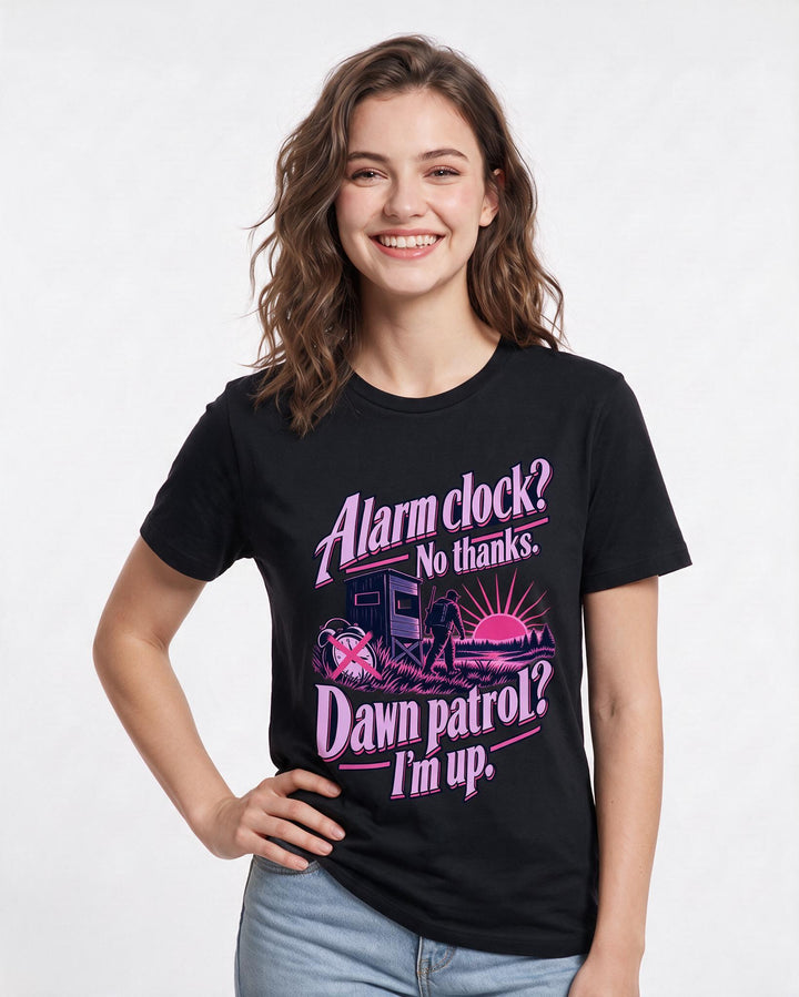 Hunting Black T-Shirt for Women – Everyday Expression Graphic Tee product image 1