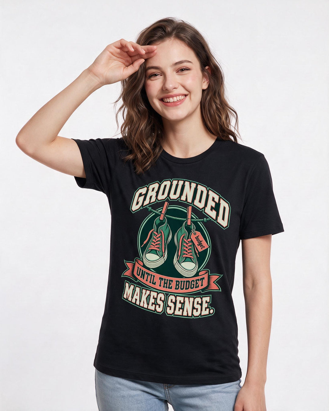 Political Statement Black T-Shirt for Women – Everyday Expression Graphic Tee product image 1