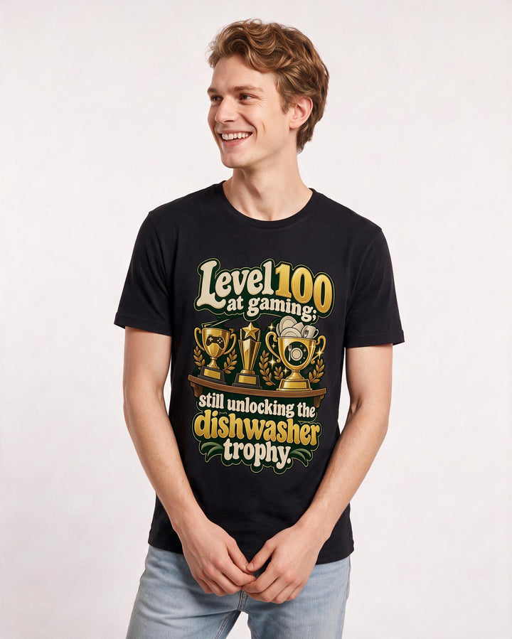 Gaming Black T-Shirt for Men – Game Night Graphic Tee product image 1