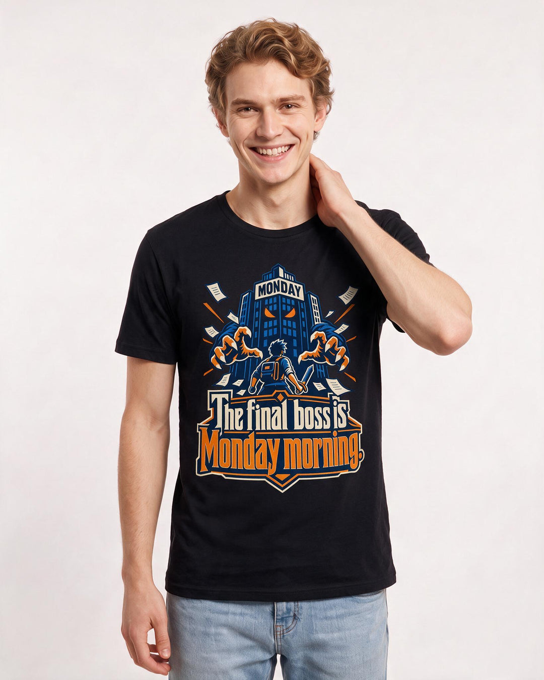 Gaming Black T-Shirt for Men – Game Night Graphic Tee product image 1