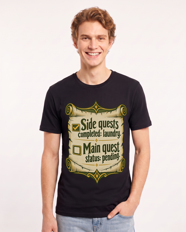 Gaming Black T-Shirt for Men – Game Night Graphic Tee product image 3