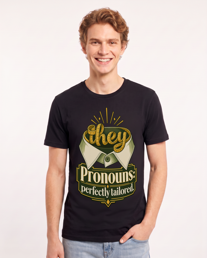 Pride Black T-Shirt for Men – Everyday Expression Graphic Tee product image 3
