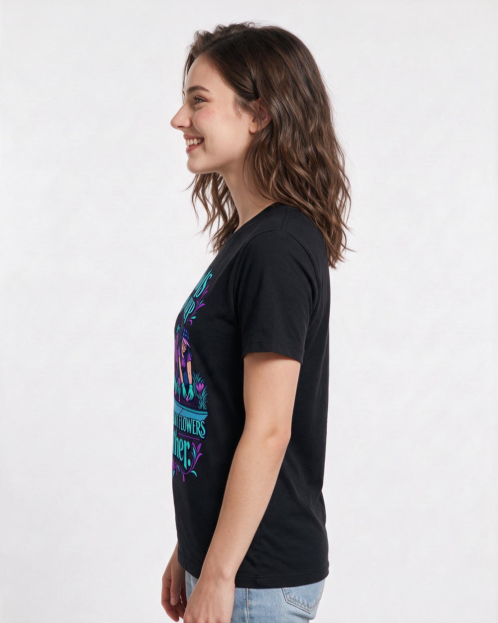 Patriotic Black T-Shirt for Women – Everyday Expression Graphic Tee product image 2