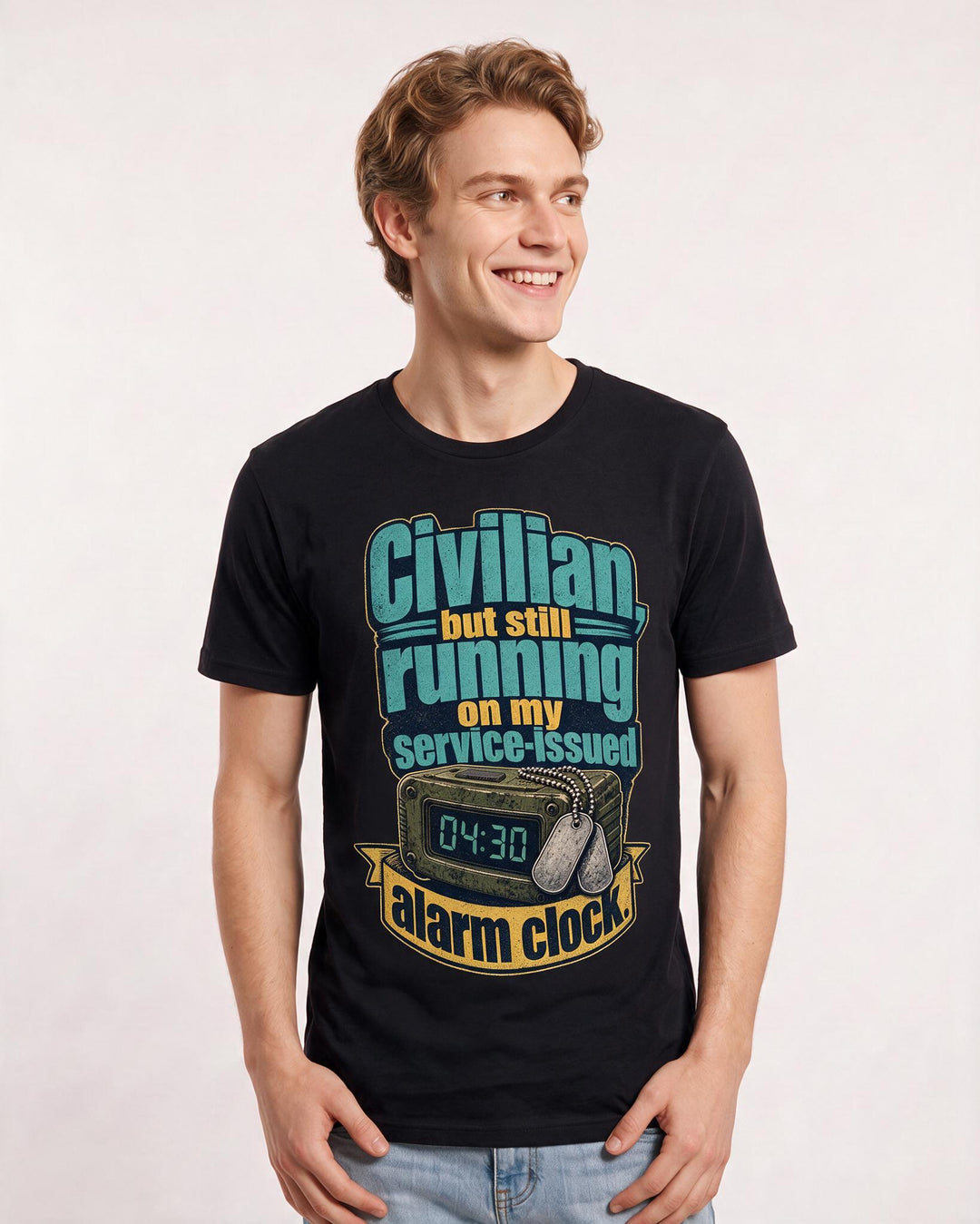 Veteran Black T-Shirt for Men – Everyday Expression Graphic Tee product image 1