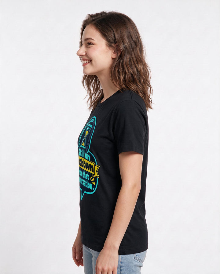 Gaming Black T-Shirt for Women – Game Night Graphic Tee product image 2