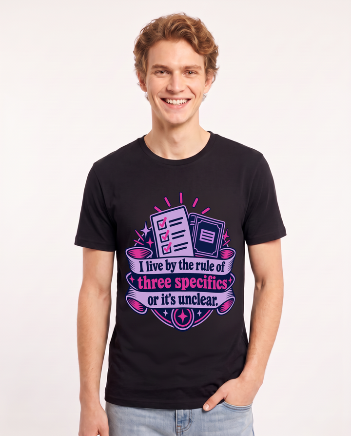 Neurodiversity Black T-Shirt for Men – Everyday Expression Graphic Tee product image 3