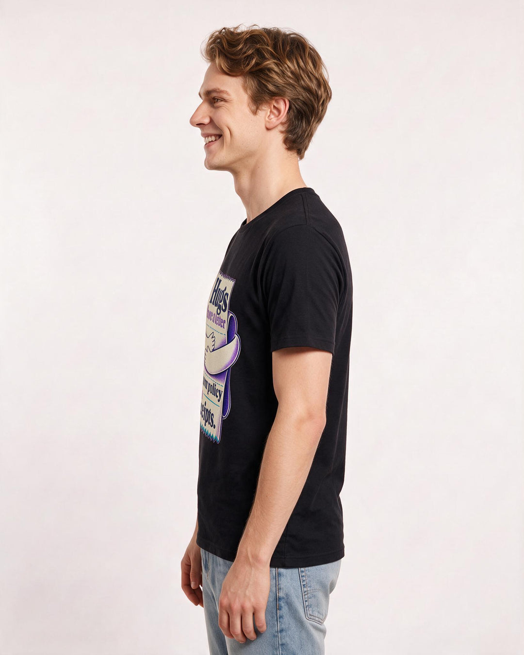 Mom Black T-Shirt for Men – Everyday Expression Graphic Tee product image 2