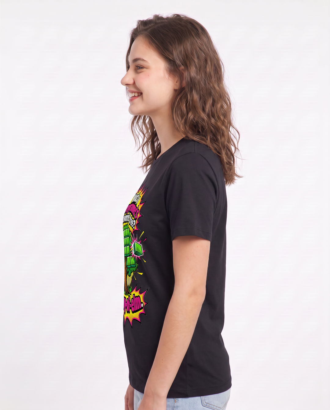 What's a programmer's favorite tree? An array-of-elm. Women's Black T-Shirt product image 3