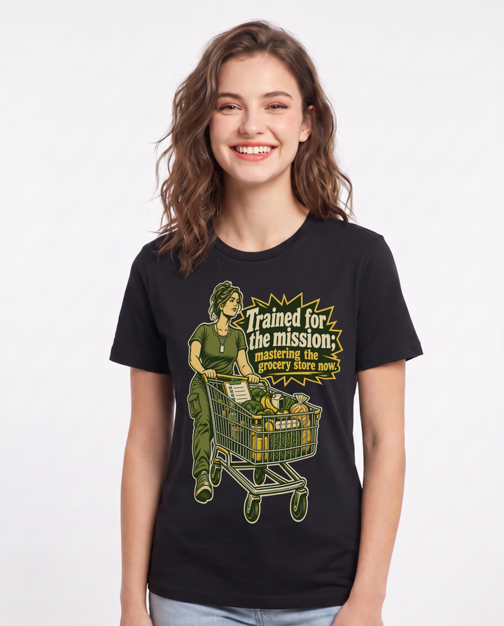 Veteran Black T-Shirt for Women – Everyday Expression Graphic Tee product image 3