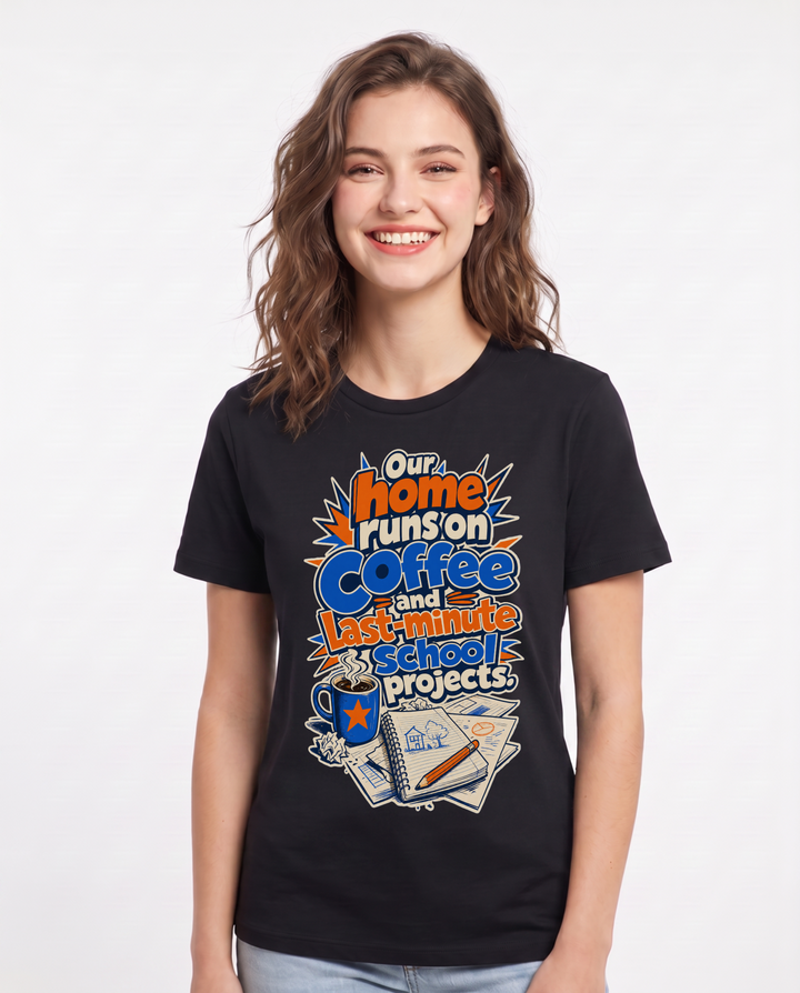 Grandparent Black T-Shirt for Women – Everyday Expression Graphic Tee product image 3