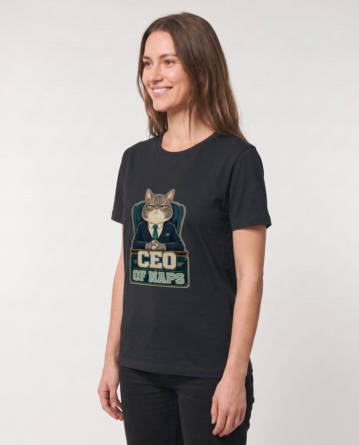 Ceo Of Naps Black T-Shirt mockup 2
