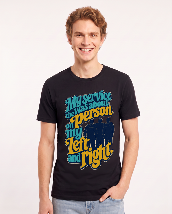 Veteran Black T-Shirt for Men – Everyday Expression Graphic Tee product image 3