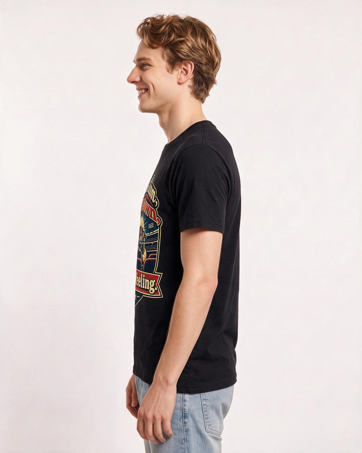 Patriotic Black T-Shirt for Men – Everyday Expression Graphic Tee product image 2