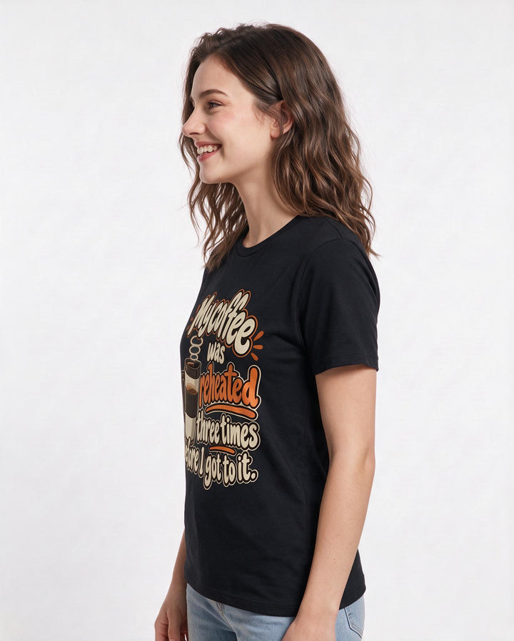 Grandparent Black T-Shirt for Women – Everyday Expression Graphic Tee product image 2