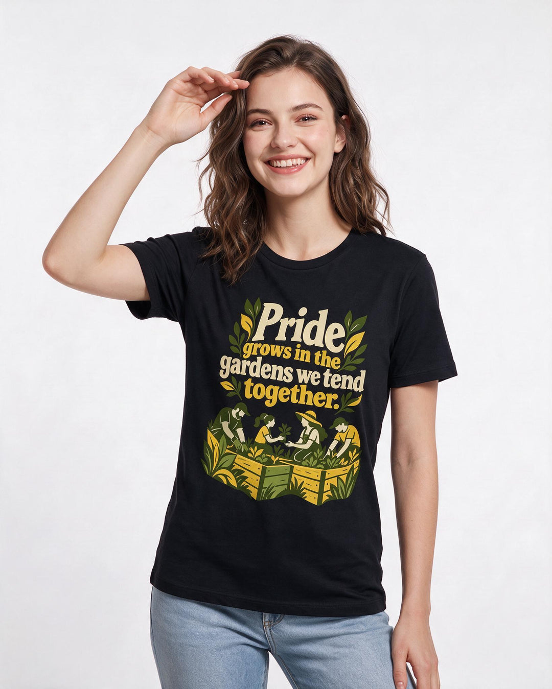 Patriotic Black T-Shirt for Women – Everyday Expression Graphic Tee product image 1