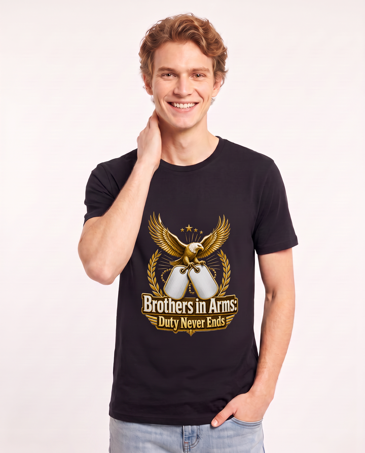 Brothers in Arms: Duty Never Ends Men's Black T-Shirt product image 1